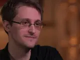El exanalista de la CIA Edward Snowden, en una entrevista en la HBO.