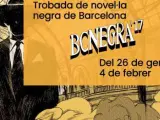 Cartel del festival de novela negra de la ciudad de Barcelona 'BCNegra'.