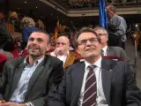 Santi Vila y Artur Mas en Figueres (Girona)