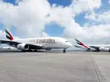 Aviones de Emirates.