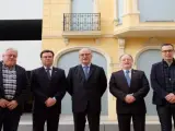 Alcaldes del Camp de Tarragona con el presidente de Repsol, Antonio Brufau