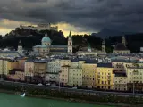 Vista de la ciudad vieja de Salzburgo.