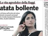 Portada del diario italiano 'Libero' contra la alcaldesa de Roma, Virginia Raggi.