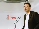 El portavoz de la comisión Gestora del PSOE, Mario Jiménez.