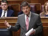 Rafael Catalá en la sesión de control al Gobierno en el Congreso.