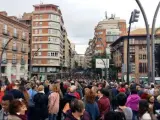 Manifestación en Murcia contra la corrupción.