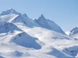 Vista de la estación de esquí de Tignes, en el departamento francés de Saboya.