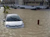 Imagen de unas inundaciones en Alicante.