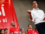 Pedro Sánchez ofrece un mitin en Granada de cara a las primarias del PSOE.