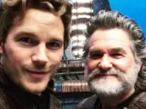 'Guardianes de la galaxia Vol. 2': Kurt Russell y Chris Pratt, contra la risa floja