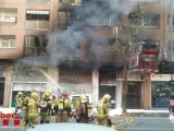 Incendio en la calle Baró de Maials de Lleida