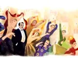 'Doodle' de Google dedicado a Sergei Diaghilev.