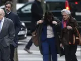 Imagen de Jordi Pujol y Marta Ferrusola llegando a la Audiencia Nacional.