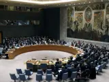Vista general del Consejo de Seguridad en la sede de la ONU en Nueva York, Estados Unidos.