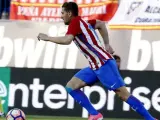 Cerci, en acción con el Atlético de Madrid.