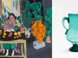 Cuadro de Matisse de 1940 y el vaso andaluz que compró en un viaje a España y que aparece en varias de sus obras