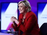 Marine Le Pen, en una entrevista en la televisión francesa.