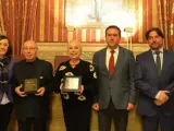 Cristina Hoyos y Salvador Távora, miembros de Honor de la Academia de Artes