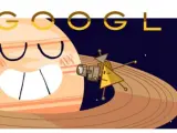 'Doodle' de Google dedicado a la sonda Cassini.