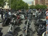 Desfile 'Harley-Davidson' en Madrid.