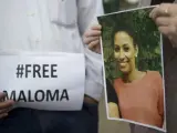 Maloma Morales, la española de origen saharaui retenida por su familia biológica.