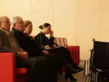 Fèlix Millet, Jordi Montull y Gemma Montull en el juicio del caso Palau.