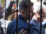 El delantero del Betis Rubén Castro, a su llegada a los juzgados.