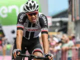 Tom Dumoulin en la penúltima etapa del Giro.