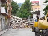 Imagen De Una Vivienda En Lorca Derribada Tras El Terremoto