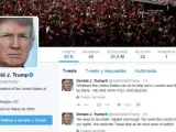 Mensajes de Trump en Twitter tras los ataques en Londres.