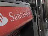 Un cajero del Banco Santander.