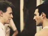 Freddie Mercury y David Bowie.