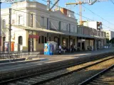 La estación de trenes de Castelldefels (Barcelona), en una imagen de archivo.