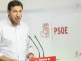 Rueda de prensa de Óscar Puente en Ferraz.