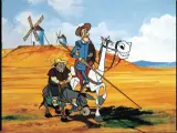 Quijote y Sancho.