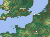 El estrecho de Pas-de-Calais es una de las zonas con más tráfico marítimo del mundo.
