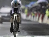 El ciclista galés del Sky Geraint Thomas, en la primera etapa del Tour 2017.