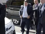Diego Maradona en Madrid durante el invierno pasado.