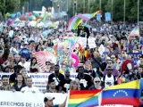 Miles de personas recorrieron las calles de Madrid durante la manifestación del Orgullo Gay 2017.