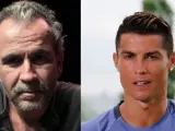 El actor Willy Toledo y el futbolista Cristiano Ronaldo.