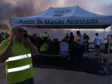 Puesto de Mando Avanzado en El Campillo.