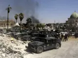 Las fuerzas iraquíes en Mosul.