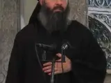 Imagen de archivo del líder de Estado Islámico, Abu Bakr al Baghdadi.