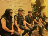 Los integrantes de la banda 'Scorpions' presentan su gira 'Crazy World Tour'