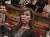 Alícia Sánchez-Camacho (PPC), durante la sesión de control del Pleno del Parlament del pasado miércoles.