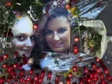Muestras de condolencia en Cuenca por la muerte de las dos jóvenes desaparecidas hace días, Marina Okarynska y Laura del Hoyo.