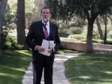 Rajoy, Tras Su Despacho Con El Rey En Marivent