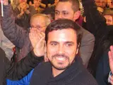 Alberto Garzón y Gaspar Llamazares, en un acto de Izquierda Unida.