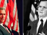 George H Bush y George W Bush, en una imagen de archivo.