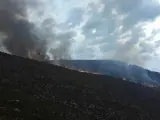 Incnedio forestal en Fanlo, cerca del Parque Nacional de Ordesa y Monte Perdido